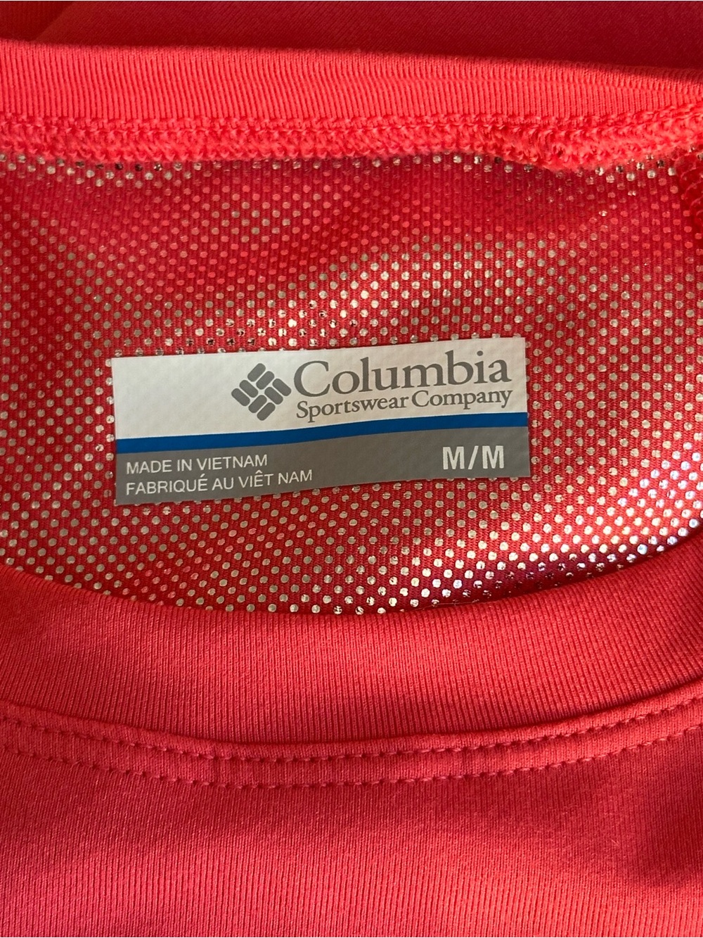 Columbia Women’s Coral Pink Long Sleeve Performance Tee